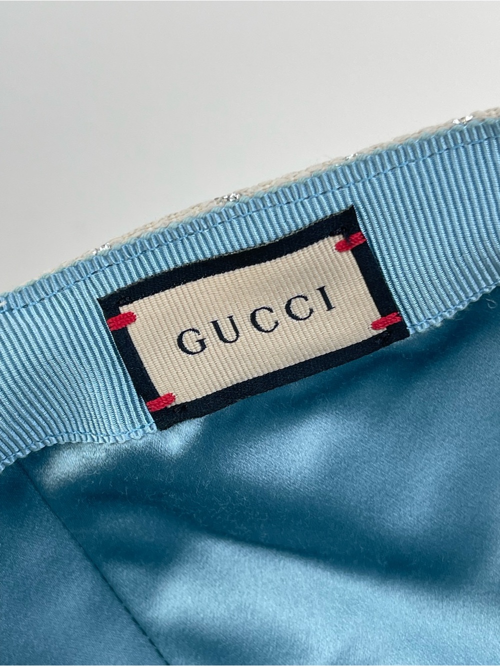 Stunning Gucci Beige Monogram Baseball Cap - Picture 6 of 11